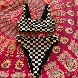 Checkered bikini